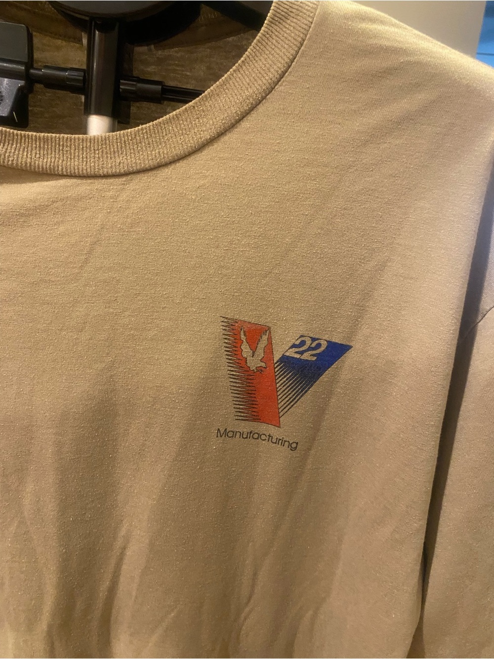 Bell Helicopter Boeing V-22 Osprey manufacturing shirt vintage xl